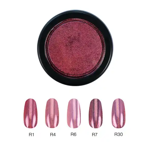 CRYSTAL NAILS - CHROMIRROR KRÓM PIGMENTPOR – SUPERHOLO PINK@ UTOLSÓ DARABOK! Újdonság