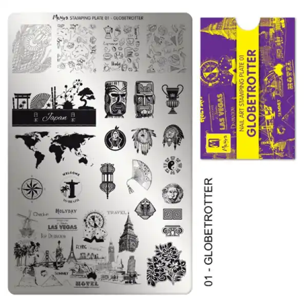 Különleges ajánlat MOYRA - NYOMDALEMEZ - Globetrotter - 01