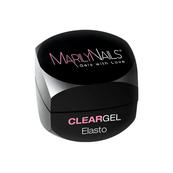 Azonnal elérhető Marilynails - ELASTO - CLEARGEL - Lágyabb átlátszó építő zselé - 40ml
