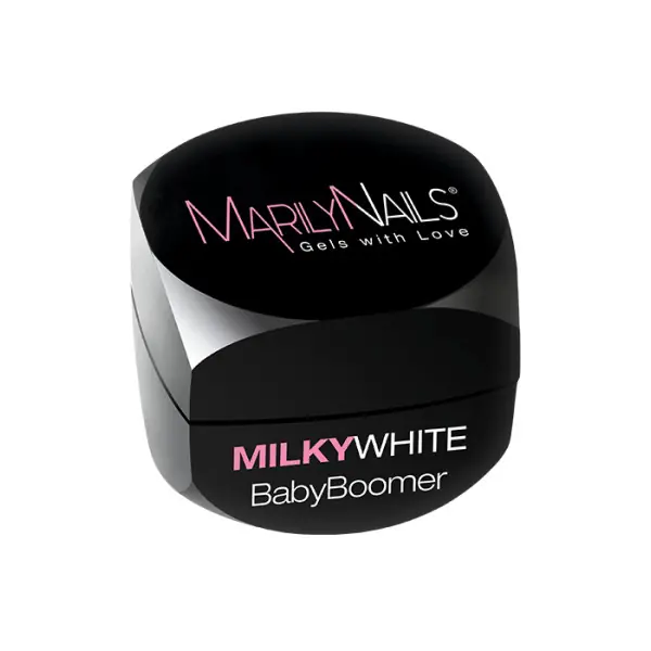 Legnépszerűbb Marilynails - BABYBOOMER - MILKY WHITE GEL - 13ml