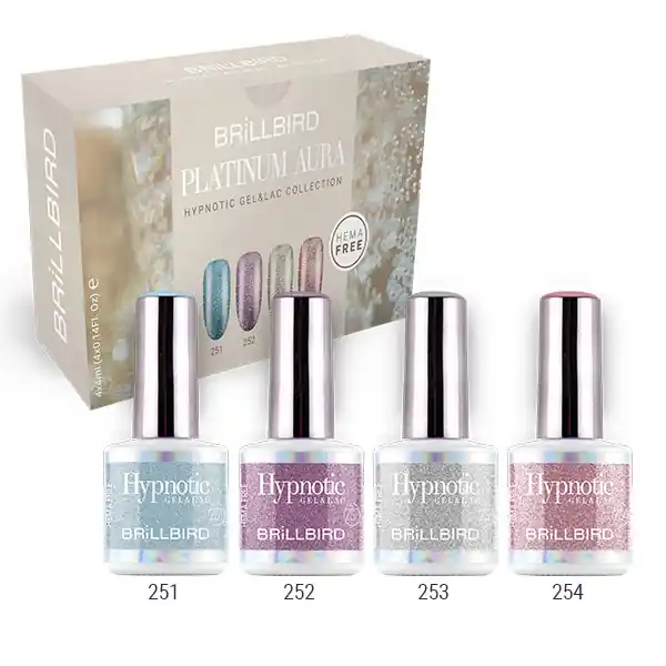 BrillBird - Platinum Aura - Hypnotic GélLakk Készlet Biztonságos vásárlás