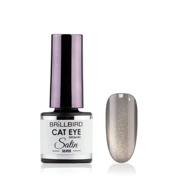 Brillbird - CAT EYE SATIN - Silver - 4ml Rendeld meg most