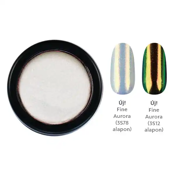 Gyors szállítás CRYSTAL NAILS - CHROMIRROR KRÓM PIGMENTPOR - FINE AURORA