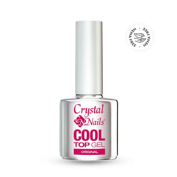 Árcsökkenés Crystal Nails - HEMA FREE COOL TOP GEL ORIGINAL - 4ML