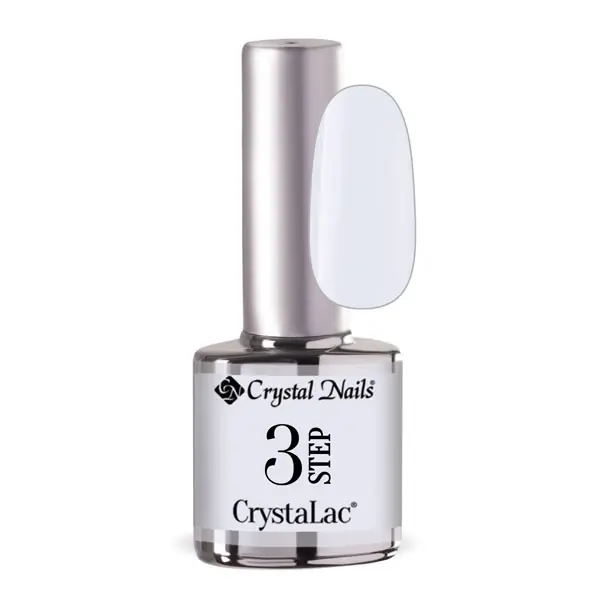 Azonnali szállítás Crystal Nails - 3 STEP CRYSTALAC - ICY WHITE - 8ML