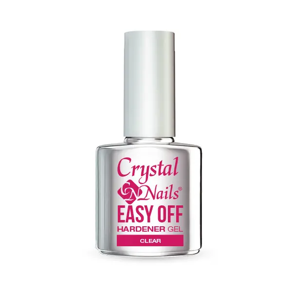 Crystal Nails - EASY OFF HARDENER GEL - CLEAR - leoldható zselé - 13ml Prémium