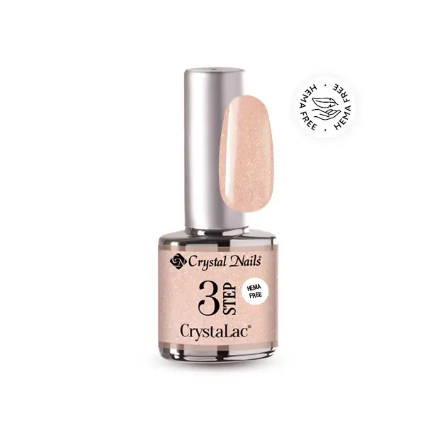 Crystal Nails - 3 STEP HEMA FREE CRYSTALAC - 3S101 - 4ML Biztonságos fizetés