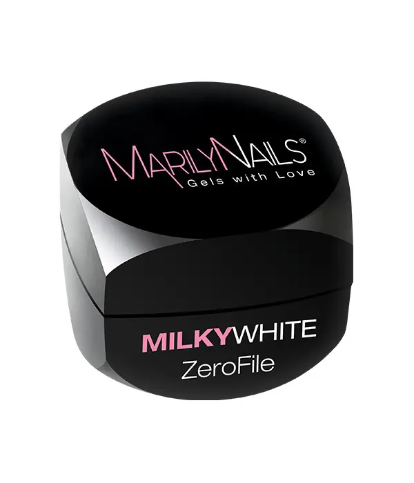 Kedvezmény Marilynails - ZEROFILE - MILKY WHITE - 40ml