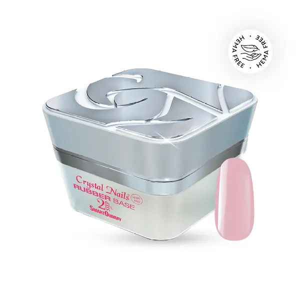 Legnépszerűbb Crystal Nails - 2S SMARTGUMMY RUBBER BASE GEL - tégelyes - NR01 - 30ml