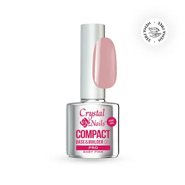 Crystal Nails - COMPACT BASE PRO - COVER PINK - 13ml Olcsóbb