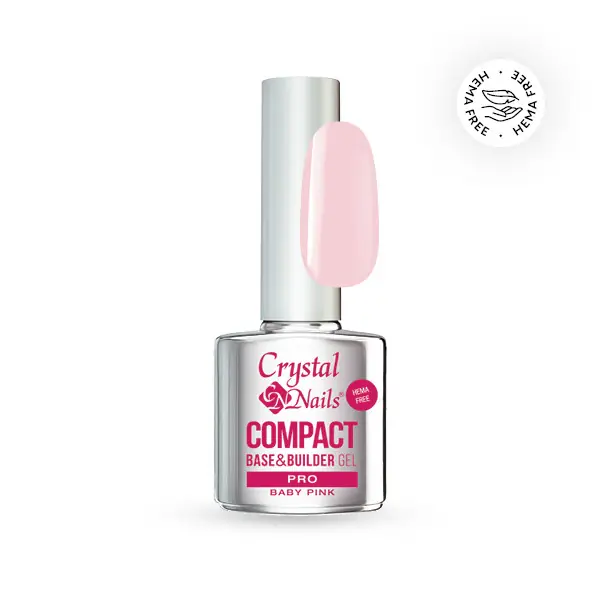 Crystal Nails - COMPACT BASE PRO - MILKY ROSE - 8ml Outlet