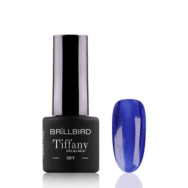 Rendeld meg most Brillbird - TIFFANY ÜVEGHATÁSÚ GÉL LAKK - Sky - 4ml - HF