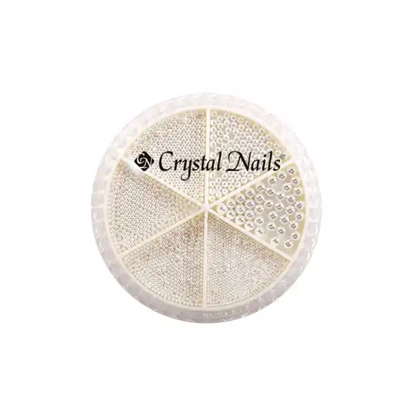 Kihagyhatatlan ajánlat Crystal Nails - METÁL KÖRÖMGYÖNGY KÉSZLET - SILVER