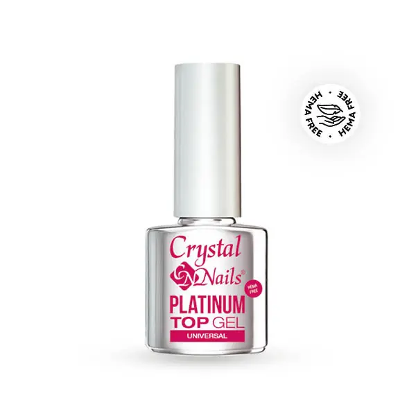Crystal Nails - PLATINUM TOP GEL - 4ML Azonnali szállítás
