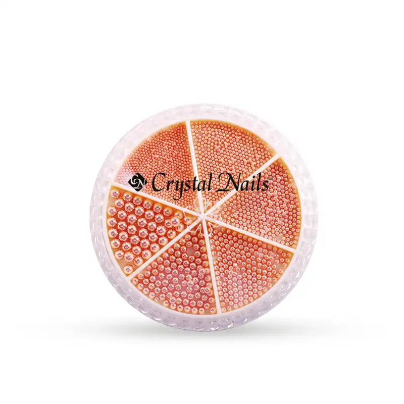 Crystal Nails - METÁL KÖRÖMGYÖNGY KÉSZLET - FÉLGYÖNGY - ROSEGOLD Kihagyhatatlan ajánlat