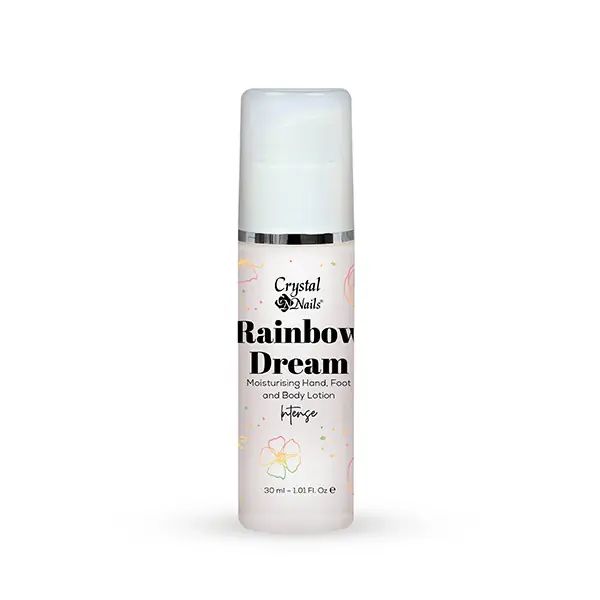 Legkelendőbb Crystal Nails - MOISTURISING HAND, FOOT AND BODY LOTION - RAINBOW DREAM - INTENSE - 30ML
