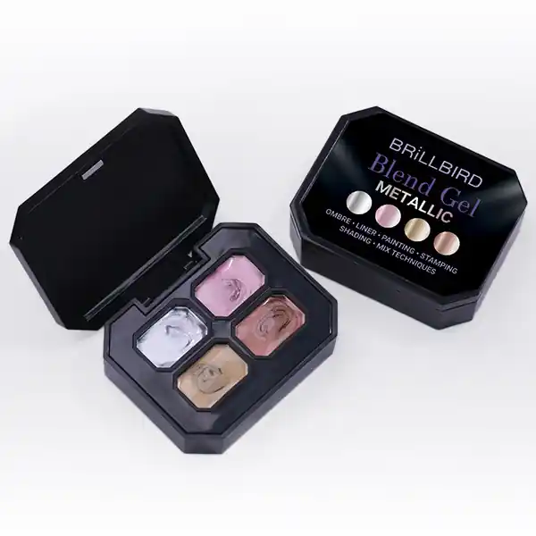 BrillBird - Blend Gel festőzselé paletta - Metallic Kiárusítás
