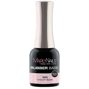 Biztonságos vásárlás MarilyNails - RUBBER BASE - 39 - Unicorn Babe - 7ml