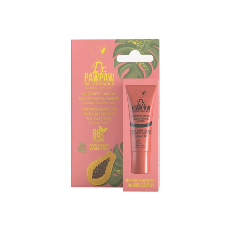 Bestseller Dr. PAWPAW Mini Size Balm Univerzális tonizáló balzsam - Peach Pink