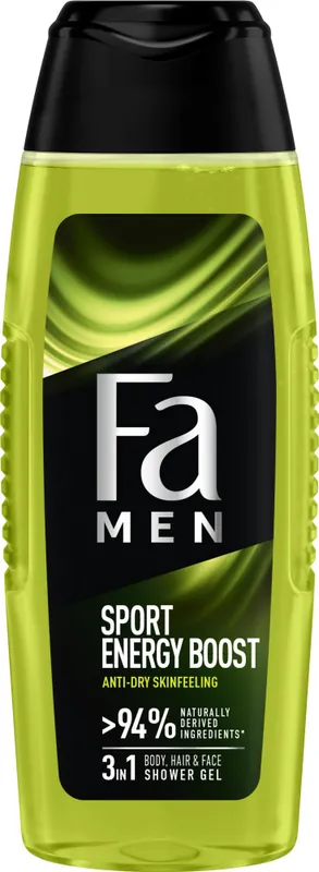 Fa tusfürdő - Men Shower Gel - Sport Energy Boost Legkelendőbb