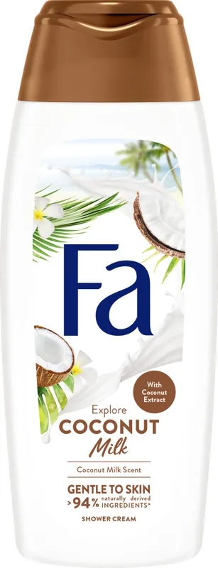 Fa tusfürdő - Shower Cream - Coconut Milk (400ml) Rendeld meg most