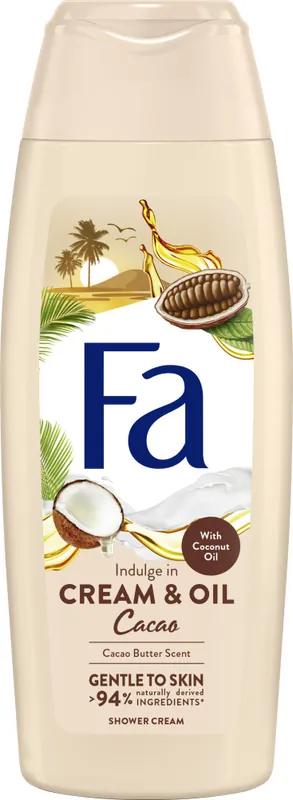Fa zuhanykrém- Shower Cream - Cream & Oil Cacao Vásárlói kedvenc