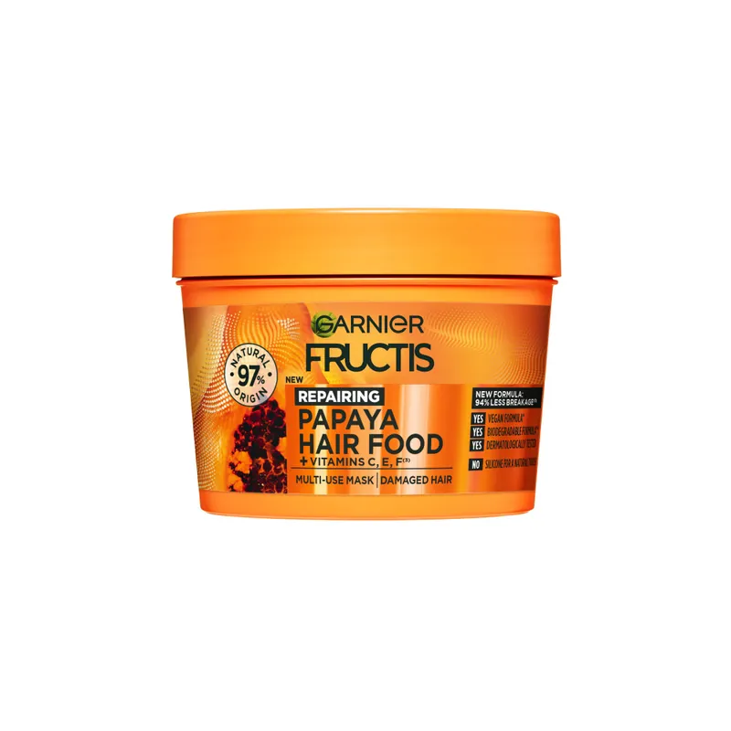 Garnier hajpakolás - Fructis Hair Food Papaya Mask Árcsökkenés