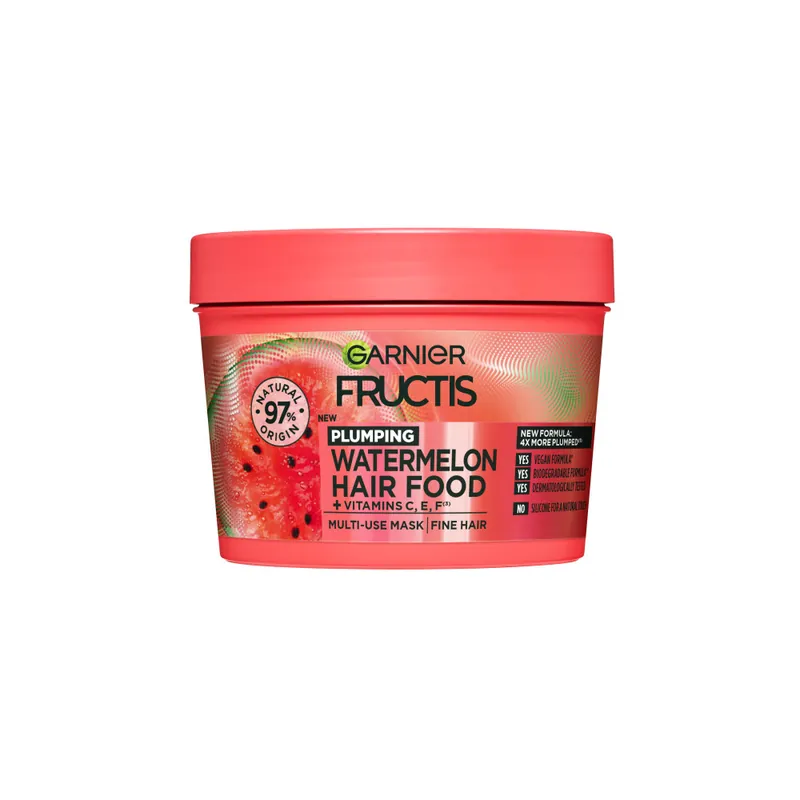 Garnier hajpakolás - Fructis Hair Food Watermelon Hair Mask Végkiárusítás