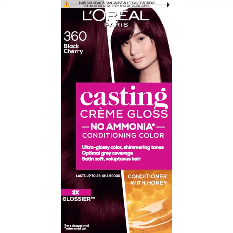 L’Oréal Paris hajszín - Casting Crème Gloss Hair Color - 360 Black Cherry Csak ma