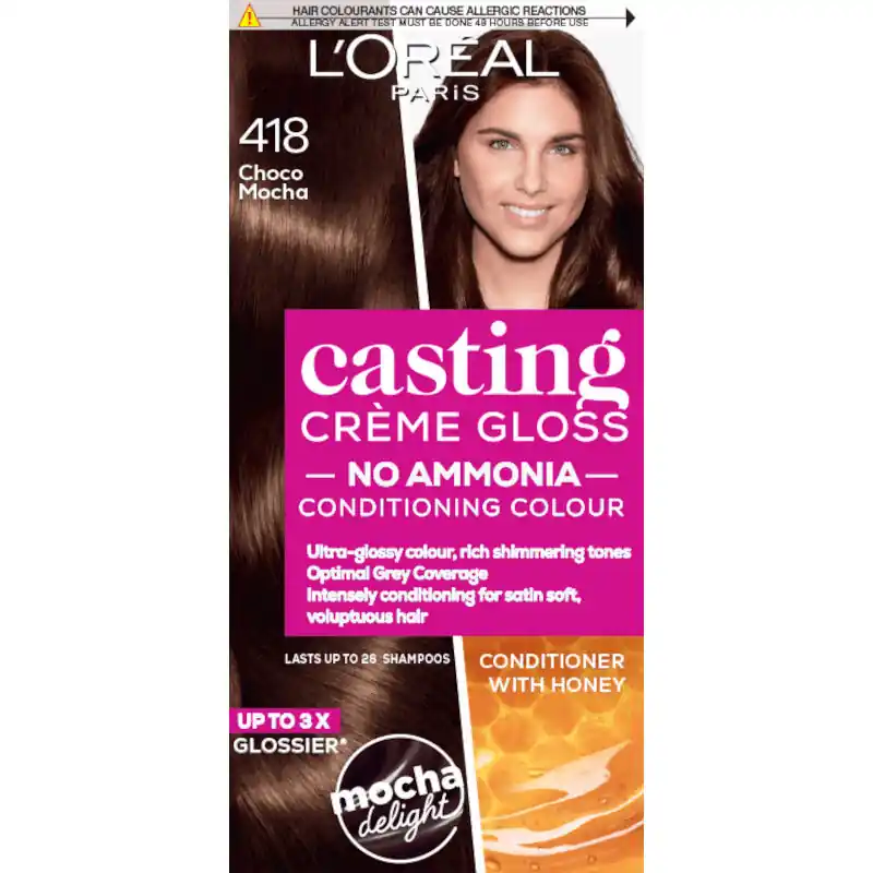 Exkluzív ajánlat L’Oréal Paris hajszín - Casting Crème Gloss Hair Color - 418 Choco Mocha