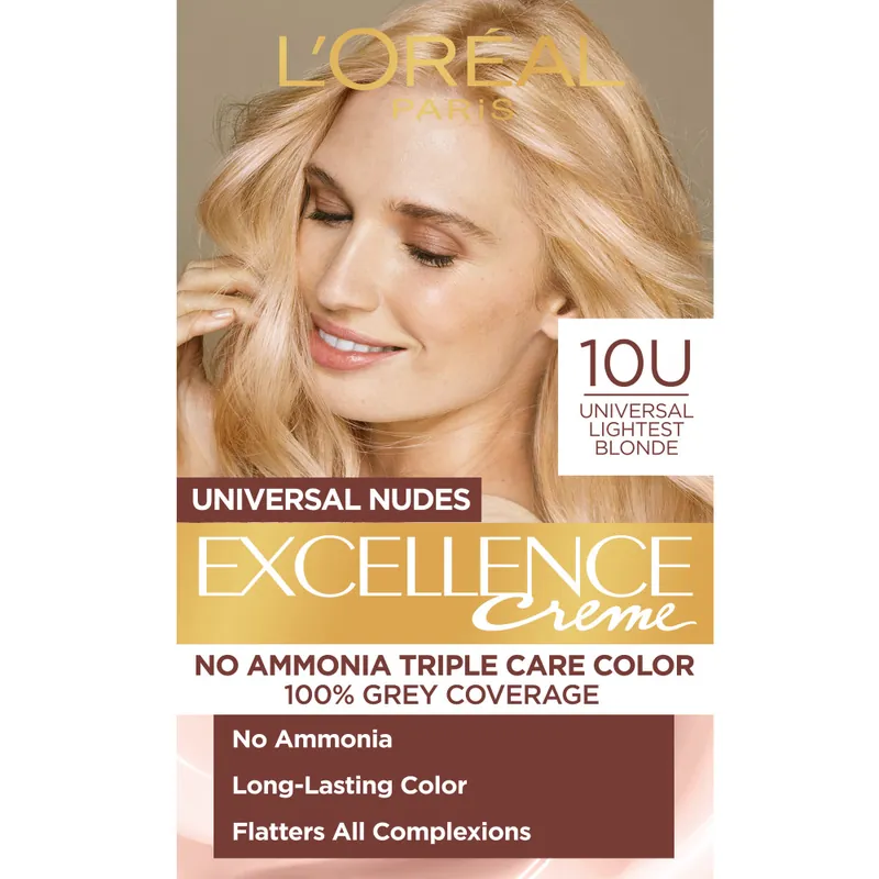Nézd meg most L’Oréal Paris hajfesték - EXCELLENCE Nudes 10U Universal Lightest Blonde