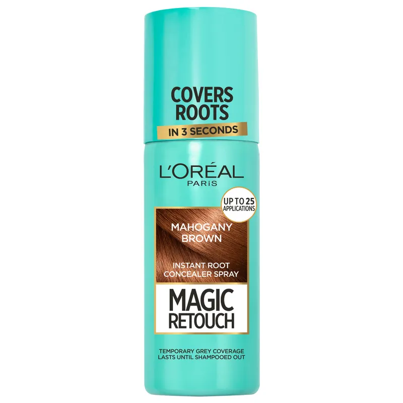 Végkiárusítás L’Oréal Paris Hajtőszínező spray - Magic Retouch Mahagony Brown