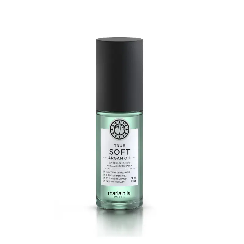 Végkiárusítás Maria Nila True Soft Argan Oil argán olaj hidratáló hatással - Travel Size