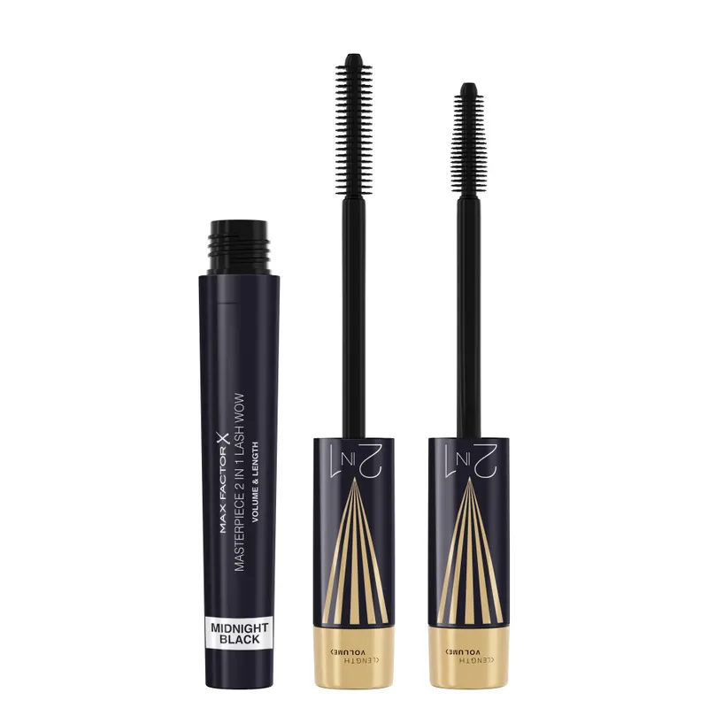 Expressz szállítás Max Factor szempillaspirál - Masterpiece 2in1 Lash Wow Mascara - Midnight Black