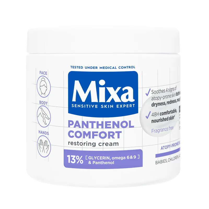 Vedd meg most Mixa helyreállító krém Panthenol Comfort Restoring Cream