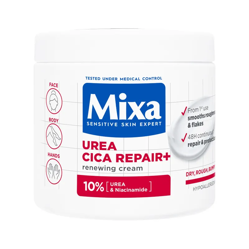 Különleges ajánlat Mixa megújító krém Urea Cica Repair Renewing Cream
