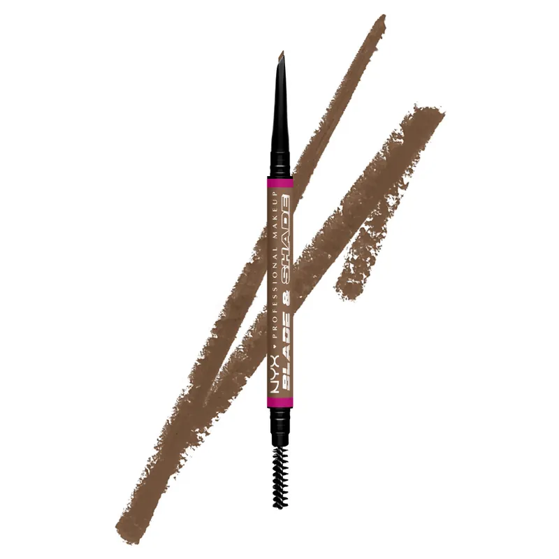 Újdonság NYX Professional Makeup Blade & Shade Nano Brow Pencil - 04 Taupe