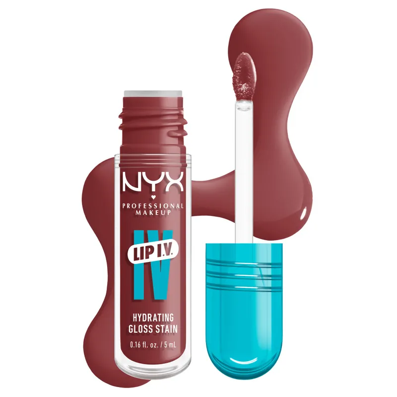 NYX Professional Makeup Lip I.V. Hydrating Lip Gloss Stain - 02 Hydra Honey Ne maradj le