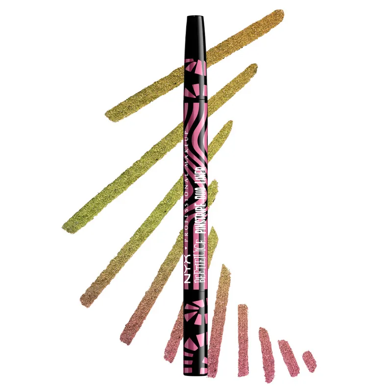 Azonnali szállítás NYX Professional Makeup X Beetlejuice Pinstripe Duo Liner - 01 Pink Chrome