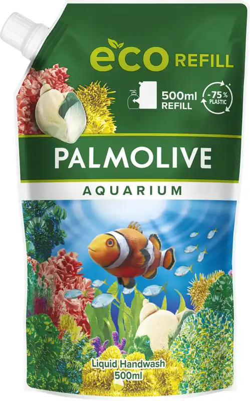 Utolsó esély Palmolive folyékony kézi szappan utántöltő Liquid Hand Soap Refill - Aquarium