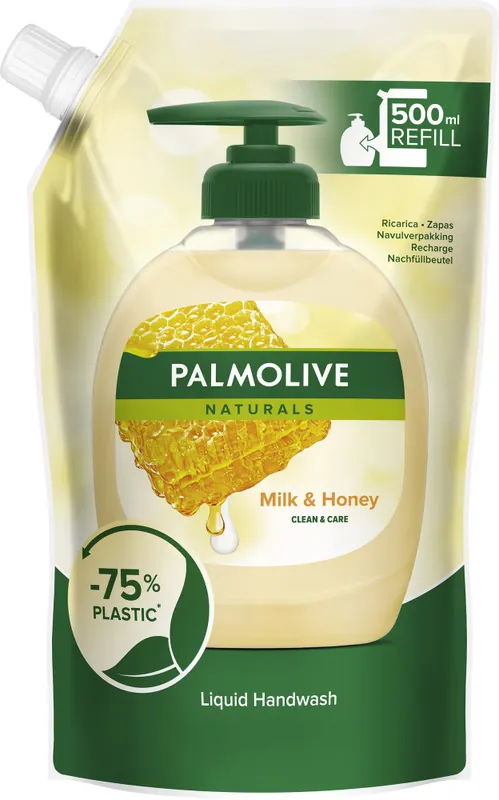 Szuper ajánlat Palmolive folyékony szappan utántöltő Naturals Liquid Soap Refill - Milk & Honey