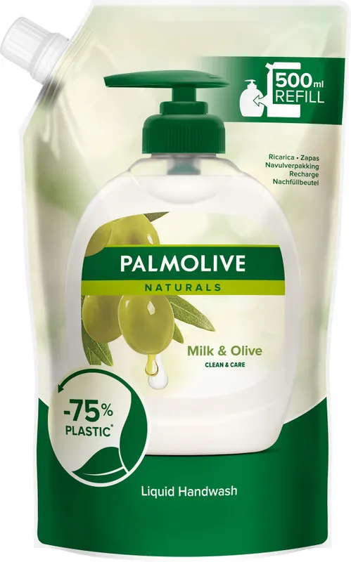 Ajánlat Palmolive folyékony szappan utántöltő Naturals Liquid Soap Refill - Milk & Olive
