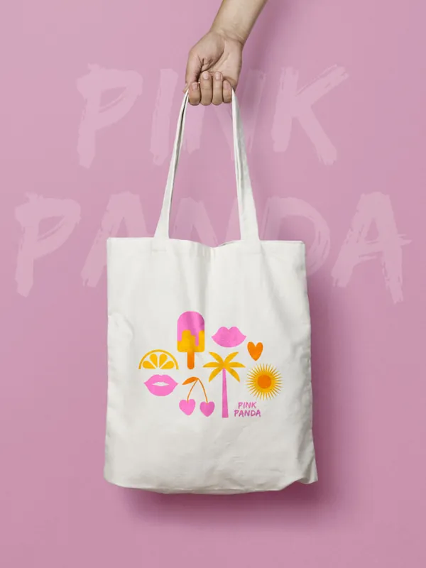 PINK PANDA Summer Tote Bag nyári táska Csak ma
