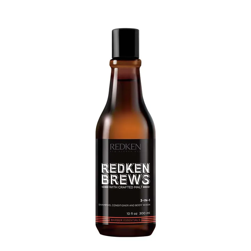 Alacsony ár Redken NYC Redken Brews 3In1 Shampoo 3 az 1 sampon, kondicionáló és tusfürdő