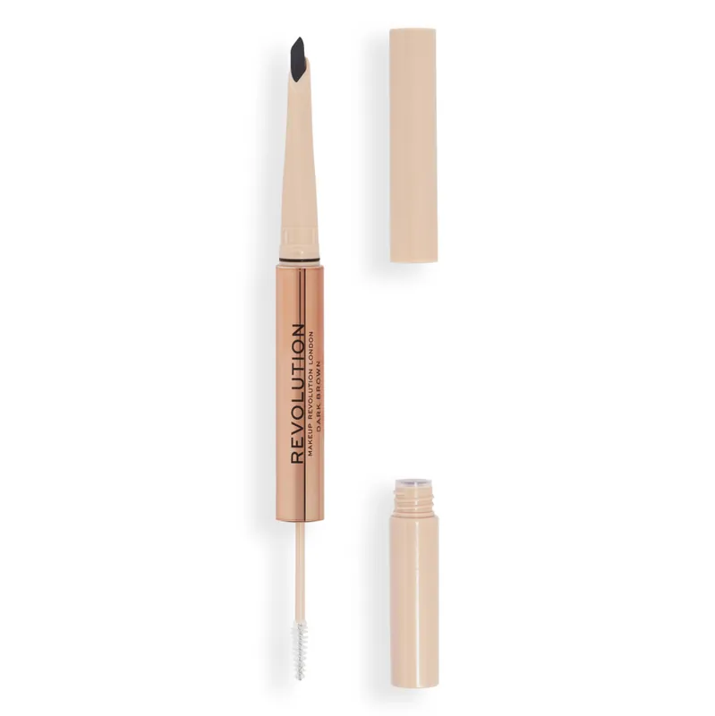 Legnépszerűbb Revolution Fluffy Brow Filter Duo - Dark Brown