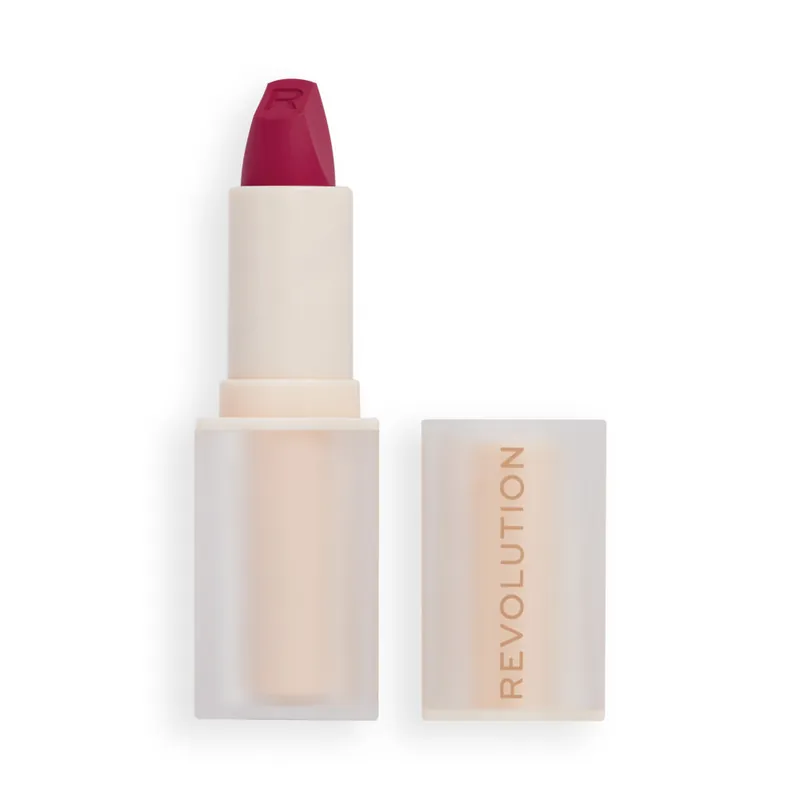 Csak ma Revolution Lip Allure Soft Satin Lipstick - Material Girl Wine