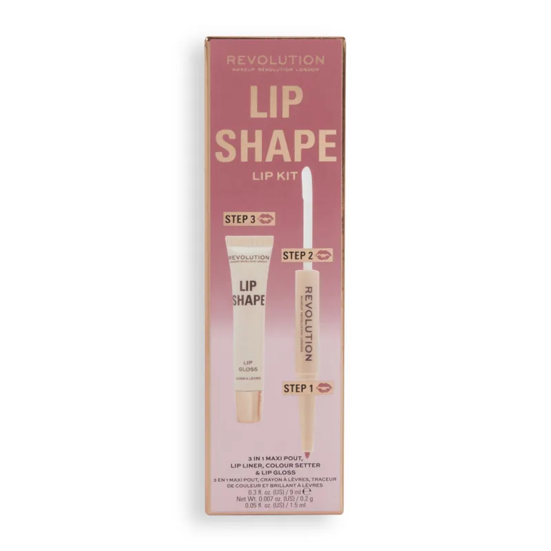 Gyors szállítás Revolution Lip Shape Kit Rose Pink