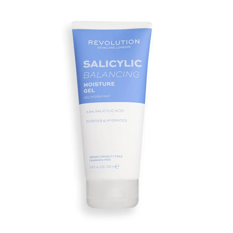 Revolution Skincare 0.5% Salicylic Acid BHA Balancing Gel Moisturiser gél hidratáló Prémium