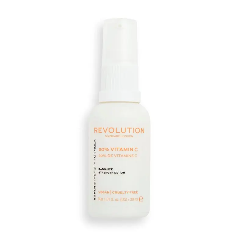 Árcsökkenés Revolution Skincare 20% Vitamin C Radiance Serum szérum