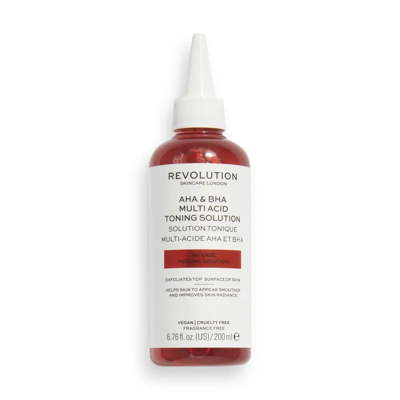 Revolution Skincare AHA & BHA Multi Acid Toning Solution tonizáló oldat Akció